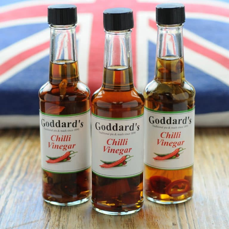 Chilli Vinegar Our chili vinegar is perfect with pie mash & liquor