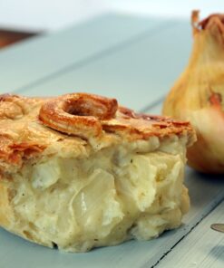 Cheese potato and onion pies