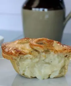 Cheese potato and onion pie