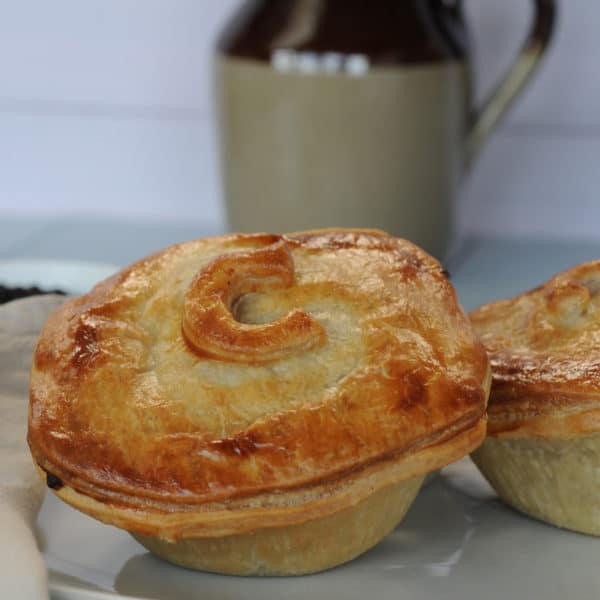 10 cheese, potato and onion handmade British pies Delivered by