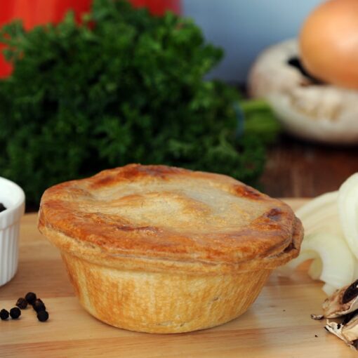 Chicken and mushroom pie