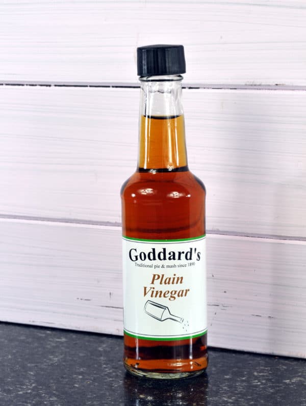Plain vinegar for pie mash and liquor Goddard's non brewed condiment