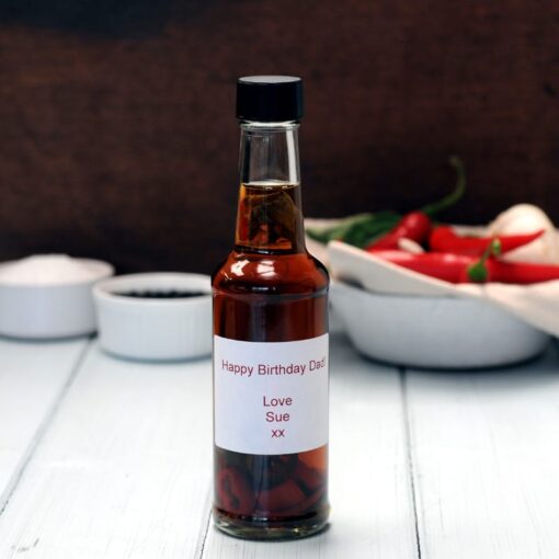 Personalised Bottle of Chilli Vinegar 140ml - Image 3