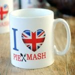 I Love Pie & Mash mug from Goddard's Pies