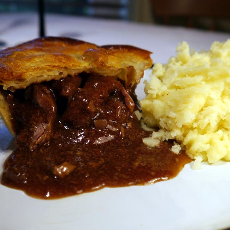 Order beer or lager with your pie and mash from Goddard's