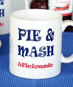 Pie and mash aficionado mug