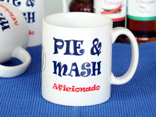 Pie and mash aficionado mug