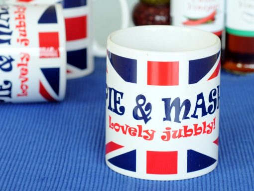 Pie and mash lovely jubbly mug