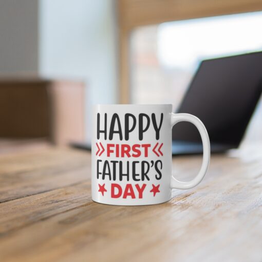 Happy First Father's Day Mug - Image 6
