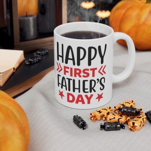 Happy First Father's Day Mug - Image 7